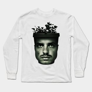 plant in a man's head Long Sleeve T-Shirt